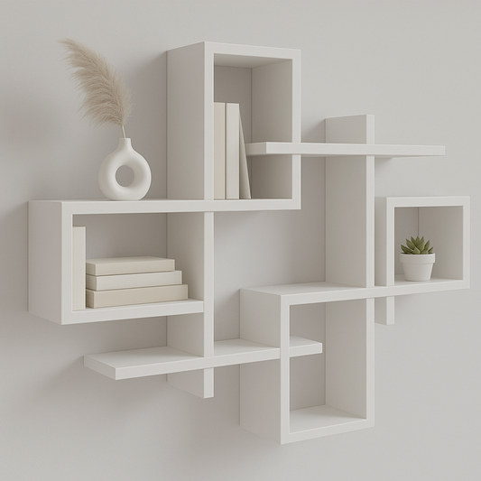 En geç 15 iş günü içinde kargoda, Kargo bedava! Dekoratif Beyaz Duvar Rafı