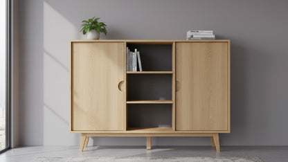 En geç 15 iş günü içinde kargoda, Kargo bedava! Modern Ahşap Çok Bölmeli Şifonyer